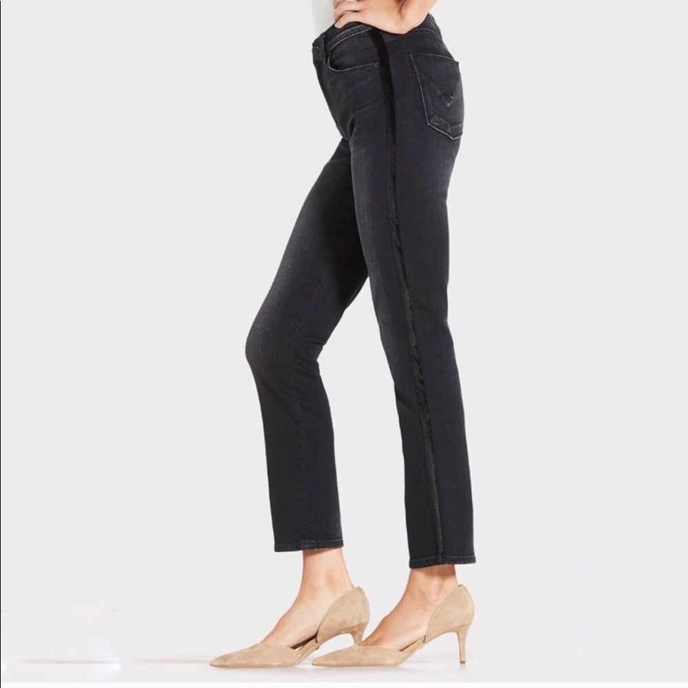 NWT Hudson Nico Cigarette Crop- black 25